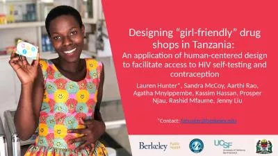 Designing “girl-friendly” drug shops in Tanzania: