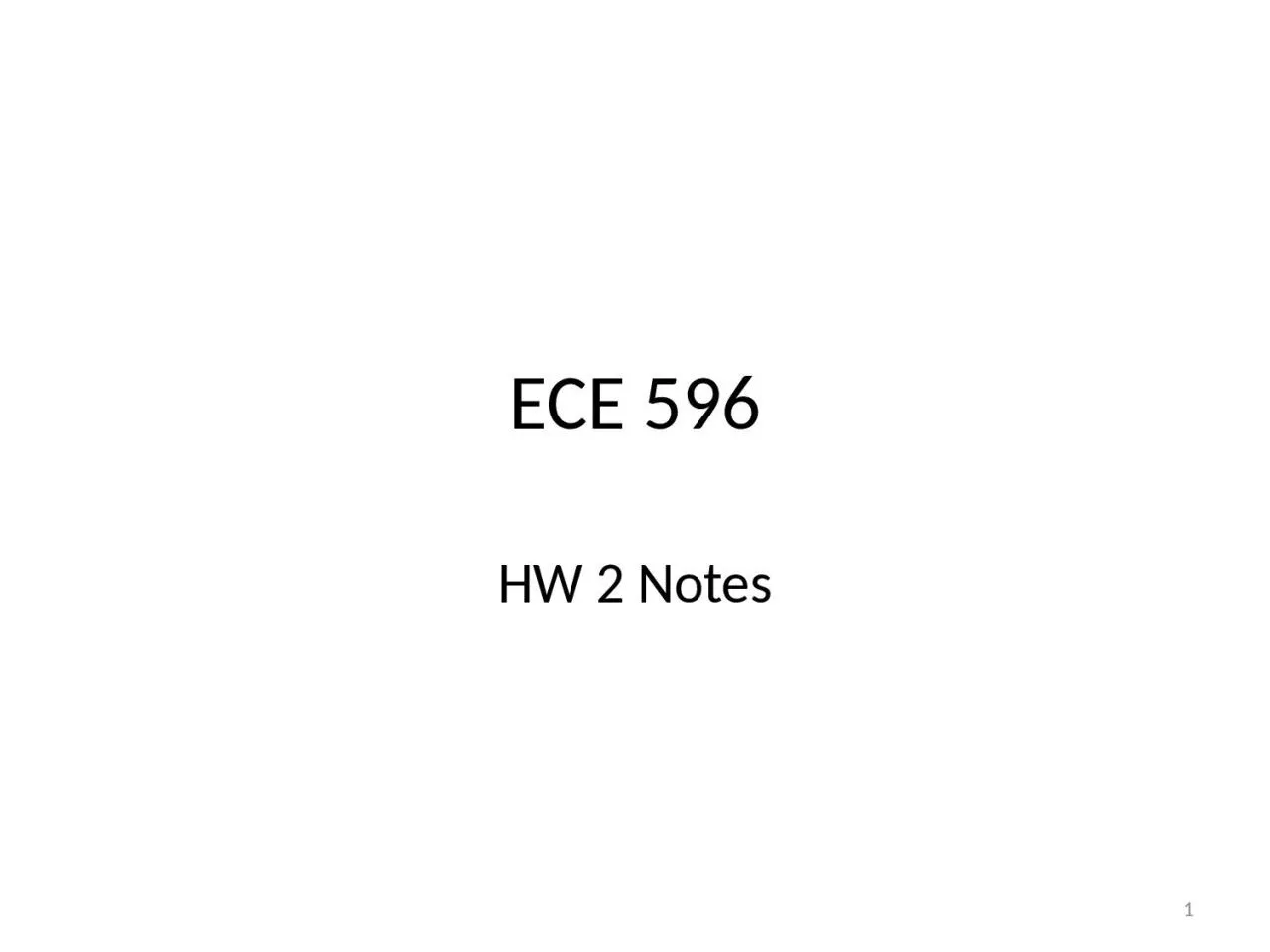 PPT-ECE 596 HW 2 Notes 1 K-means clustering