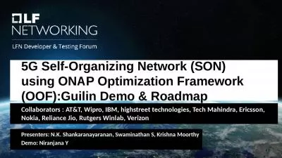 5G Self-Organizing Network (SON)