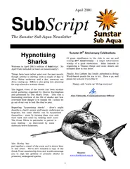 The Sunstar Sub Aqua Newsletter