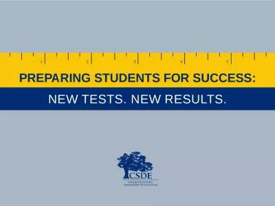 PREPARING STUDENTS FOR SUCCESS: