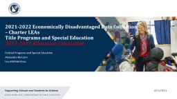 8/17/2021 Federal Programs and Special Education