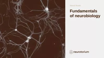 Mental Health Fundamentals of neurobiology
