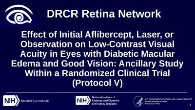DRCR Retina Network Effect of Initial Aflibercept, Laser, or Observation on Low-Contrast Visual Acu