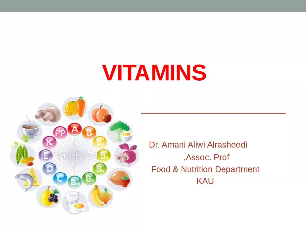 Vitamins       Dr. Amani