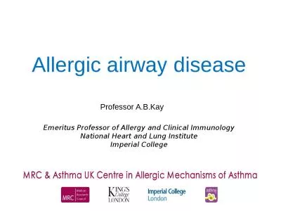 Emeritus Professor of Allergy and Clinical Immunology