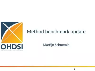 Method benchmark update Martijn Schuemie