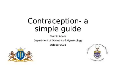 Contraception- a simple guide