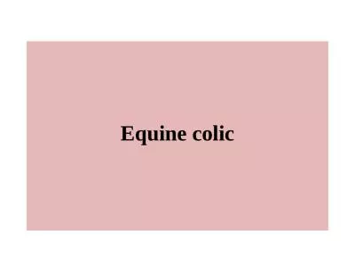 Equine colic Definition The colic simply means abdominal pain in horses , it can be caused