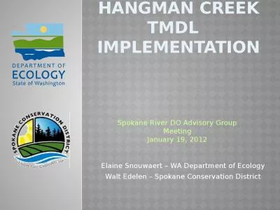 Hangman Creek TMDL   Implementation