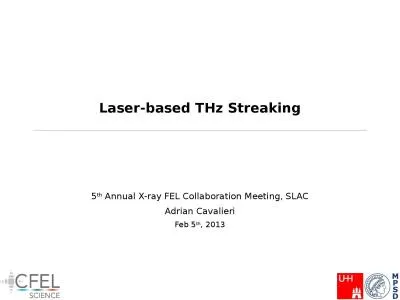 Laser-based THz Streaking