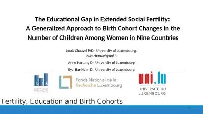 Fertility, Education and Birth Cohorts