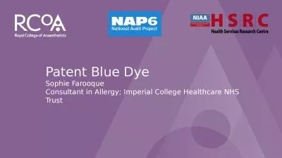 Patent  Blue  Dye Sophie
