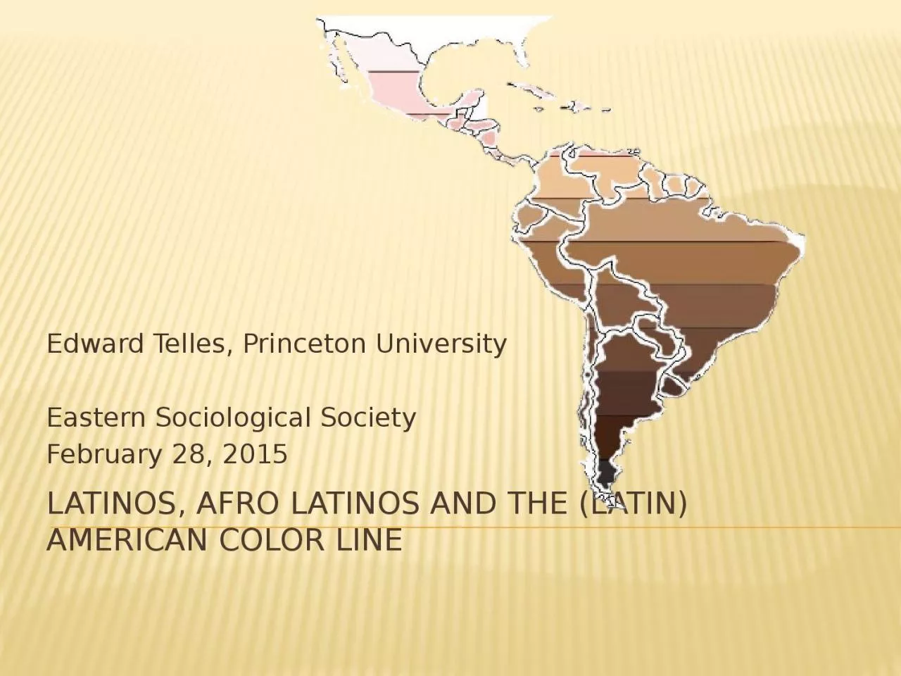 PPT-Latinos, Afro Latinos and the (Latin) American color line