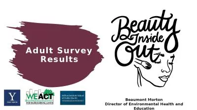 Adult Survey Results 1 Beaumont Morton