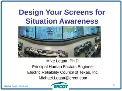 Design Your Screens for Situation Awareness