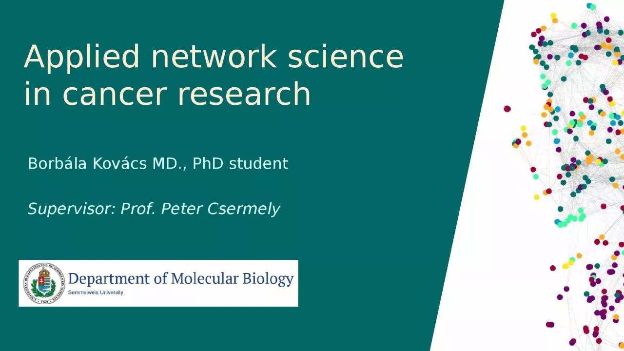 Applied   network   science