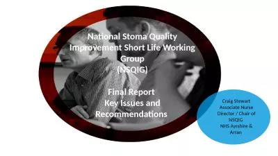 National Stoma Quality Improvement Short Life Working Group