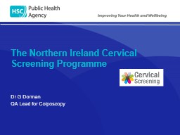 The Northern Ireland Cervical