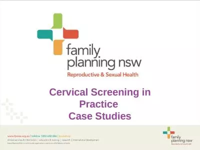 Cervical Screening in Practice