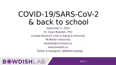 COVID-19/SARS-CoV-2 & back to school