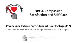 Part  4. Compassion Satisfaction