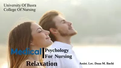 Psychology  For Nursing