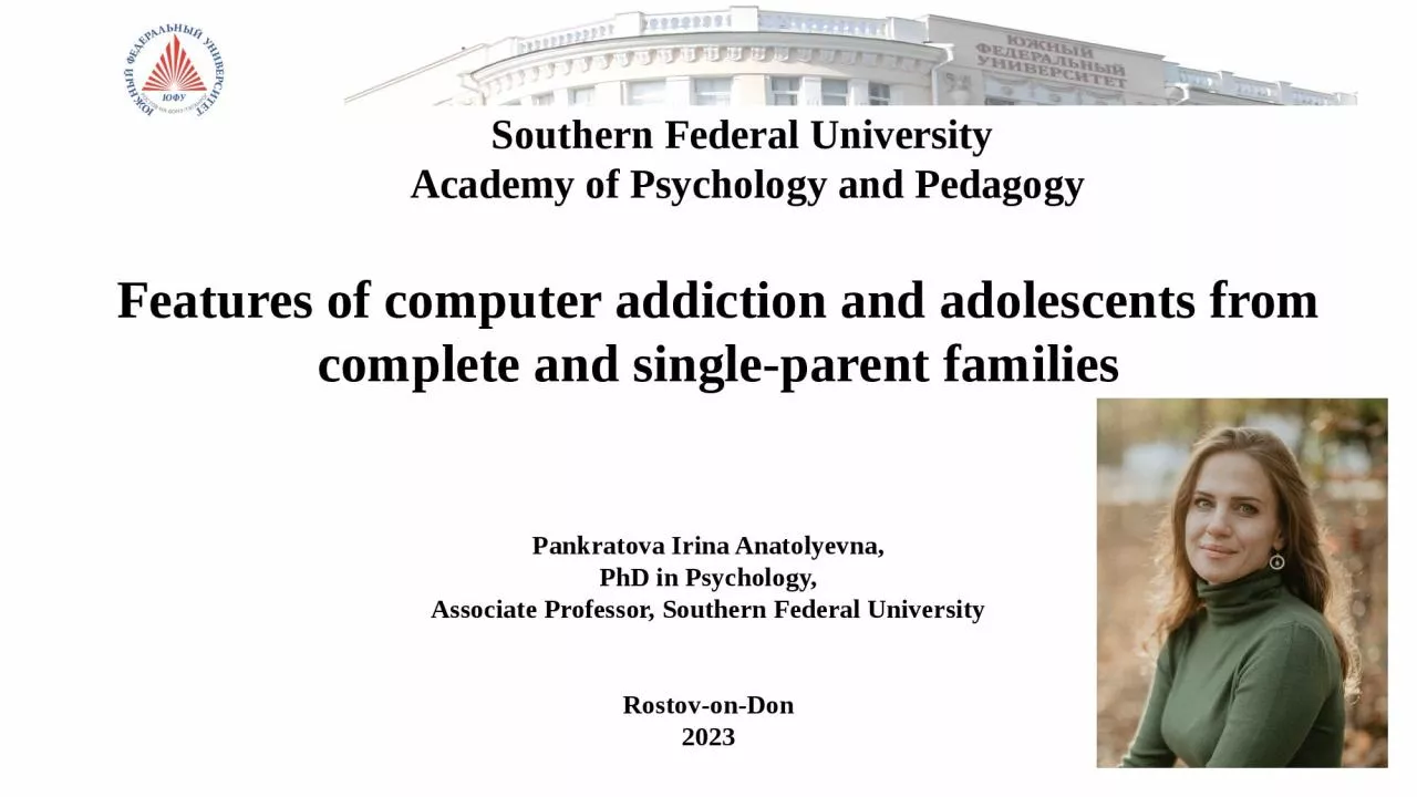 PPT-Southern Federal University