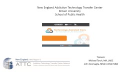 New England Addiction Technology Transfer Center