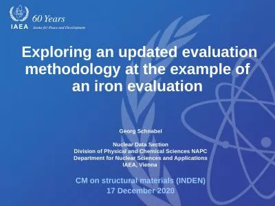 Exploring an updated evaluation methodology at the example of