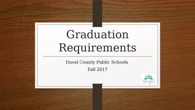 Graduation Requirements Duval County Public Schools