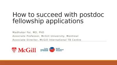 How to succeed with postdoc fellowship applications