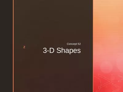 3-D Shapes Concept 52 Polyhedron
