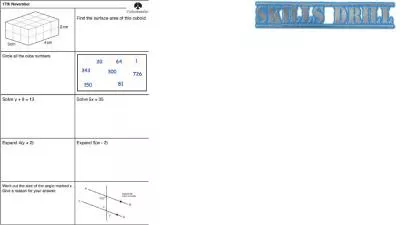 22. – Volume and Surface Area