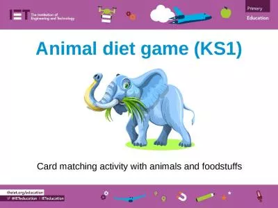 Animal diet game (KS1) Card matching activity with animals and foodstuffs