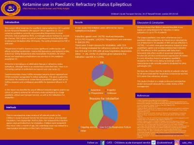 Ketamine use  in Paediatric Refractory