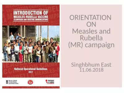 ORIENTATION  ON Measles