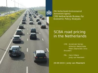 SCBA  road  pricing  in