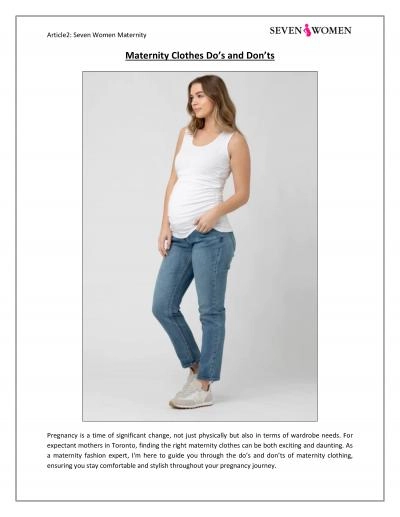 Maternity Clothes Dos and Donts