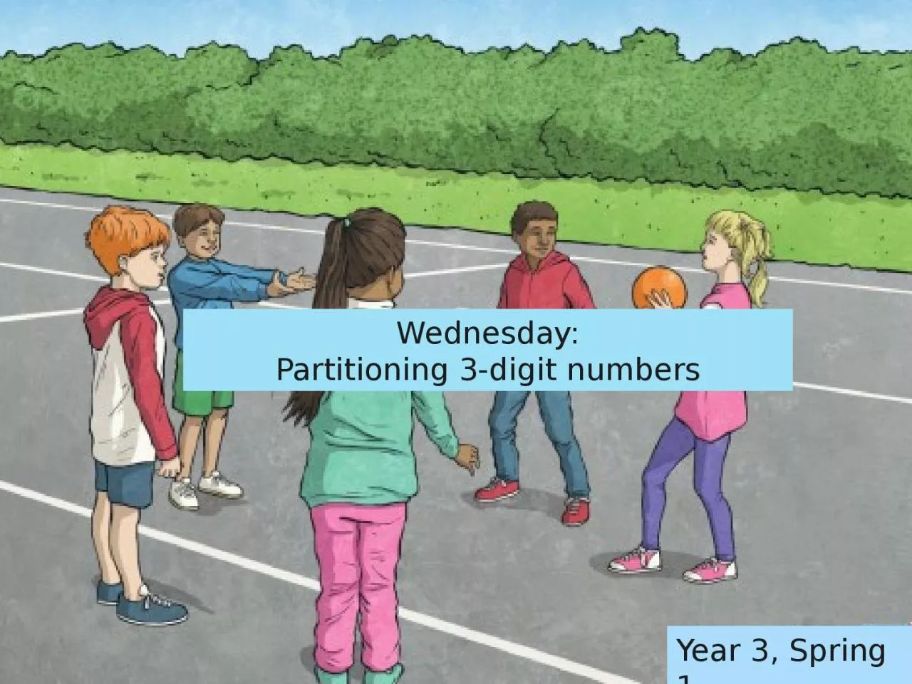 Wednesday: Partitioning 3-digit numbers