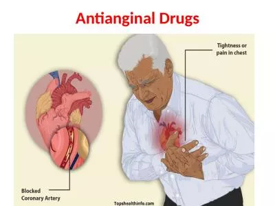 Antianginal  Drugs Angina Pectoris