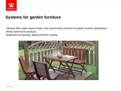 Systems for  garden   furniture