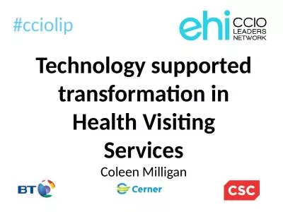 Technology supported transformation in Health Visiting Services