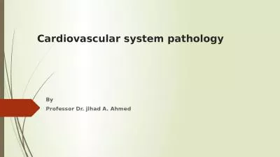 Cardiovascular system pathology