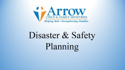 Disaster & Safety Planning