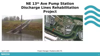 NE 13 th  Ave Pump Station Discharge Lines Rehabilitation Project