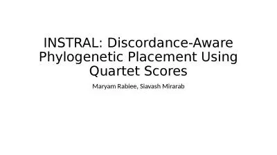 INSTRAL: Discordance-Aware Phylogenetic Placement Using Quartet Scores