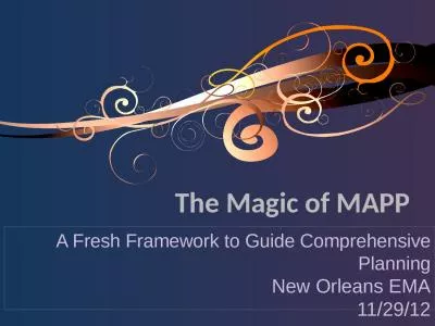 The Magic of MAPP A Fresh