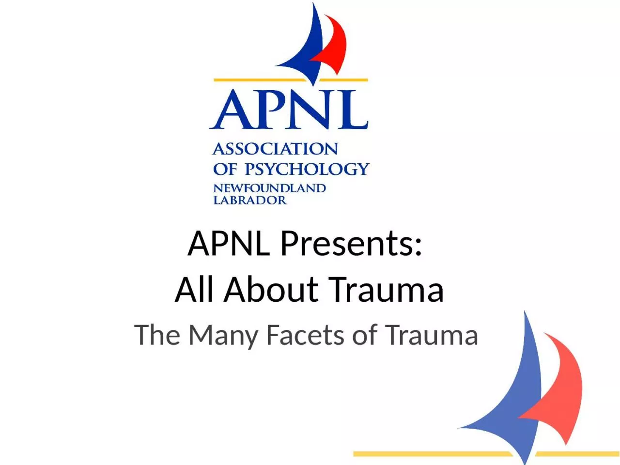 APNL Presents:  All About Trauma