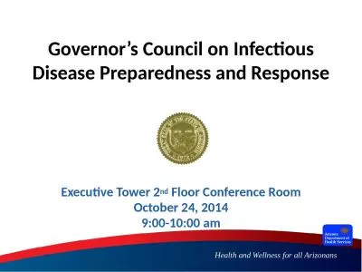 Governor’s Council on Infectious Disease Preparedness and Response